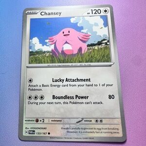 chansey - 133/167 (common) — pokemon: twilight masquerade
